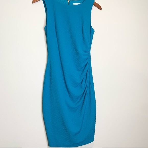 Bisou Bisou Michele Bohbot Bodycon Textured Y2K Dress 2 - Picture 3 of 15